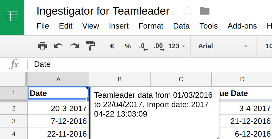 Ingestigator for Teamleader - How it works - Step 3